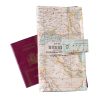 Pasaportera mapamundi personalizada